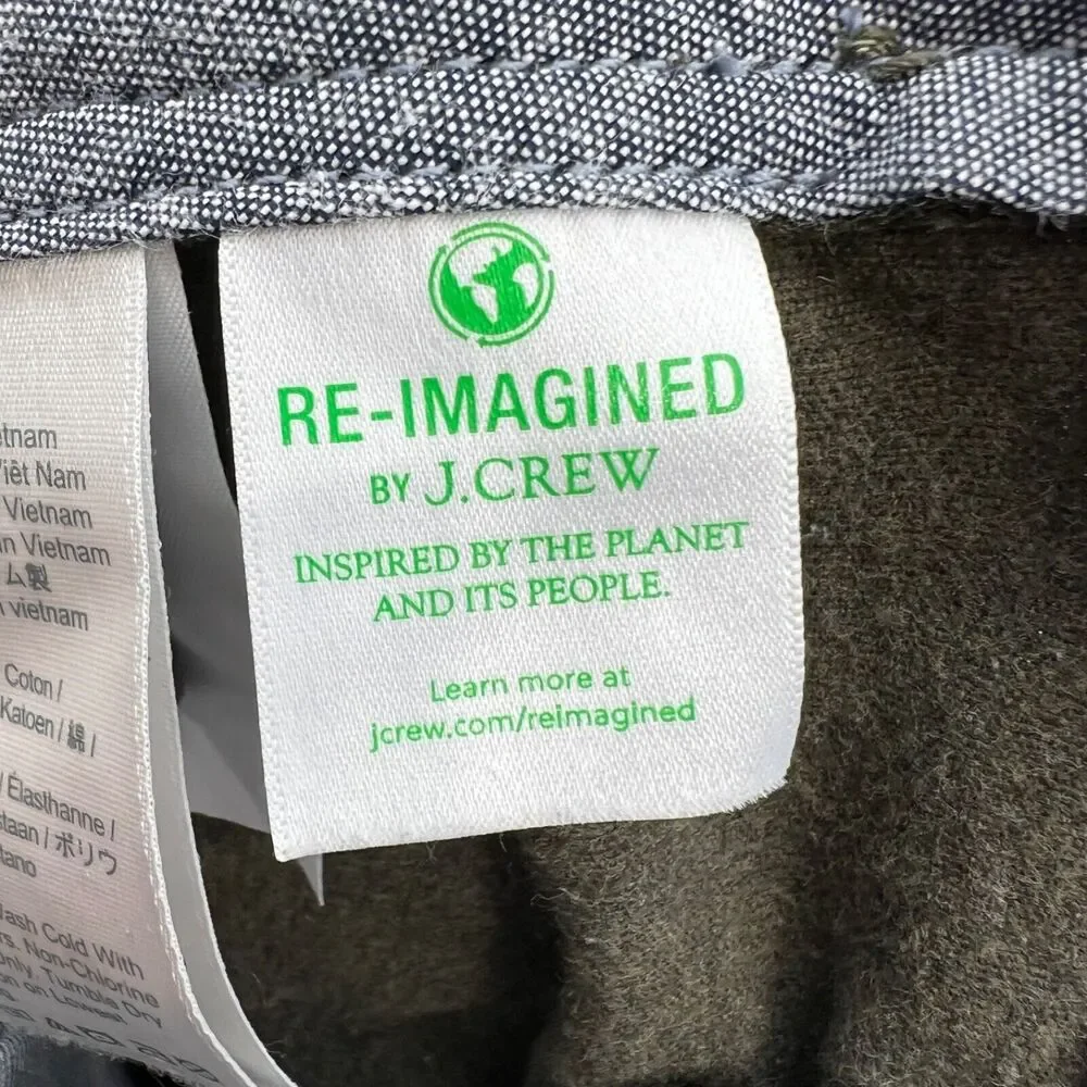 J. CREW Stretch Pant in Green #BB979 Sz 30x30